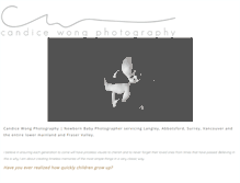 Tablet Screenshot of candicewongphotography.com